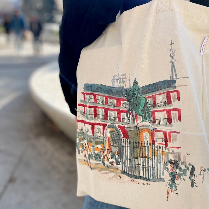 Plaza Mayor - MADRID - Tote bag - Tintablanca